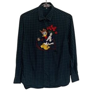 Disney x Segreta by Emmanuel Schvili‎ Vintage 90's Embroidered Donald Duck Shirt
